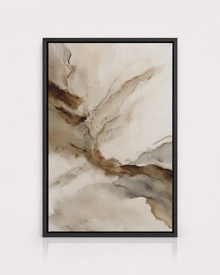 Neutral Abstract Watercolor Print
