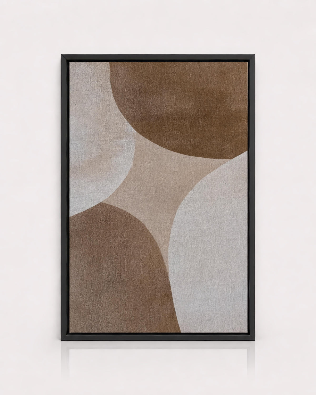 Neutral Brown Geometric Abstract