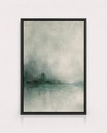 Soft Sage Abstract Landscape