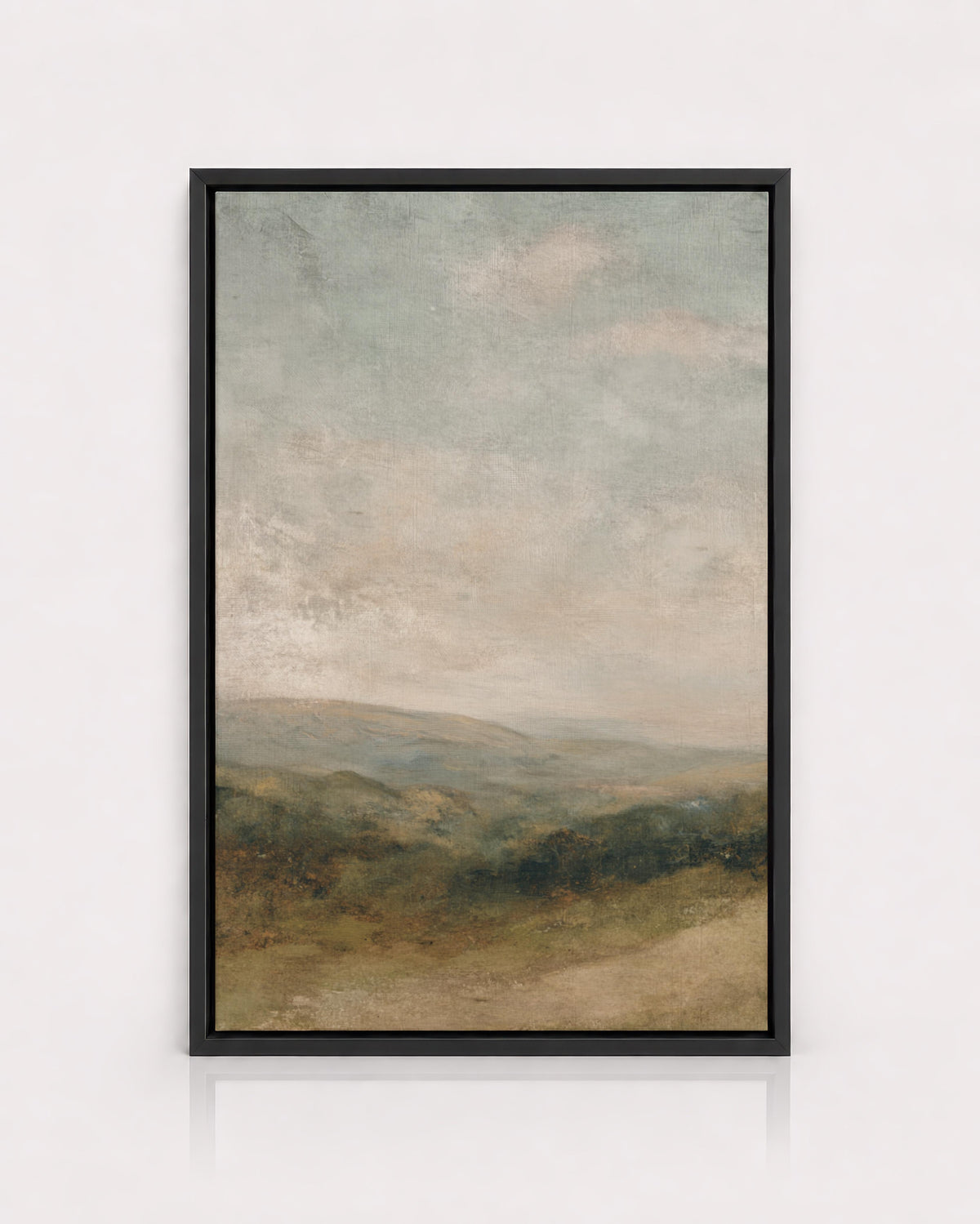 Moody Neutral Mountain Landscape