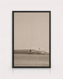Neutral Surfer Coastal Print