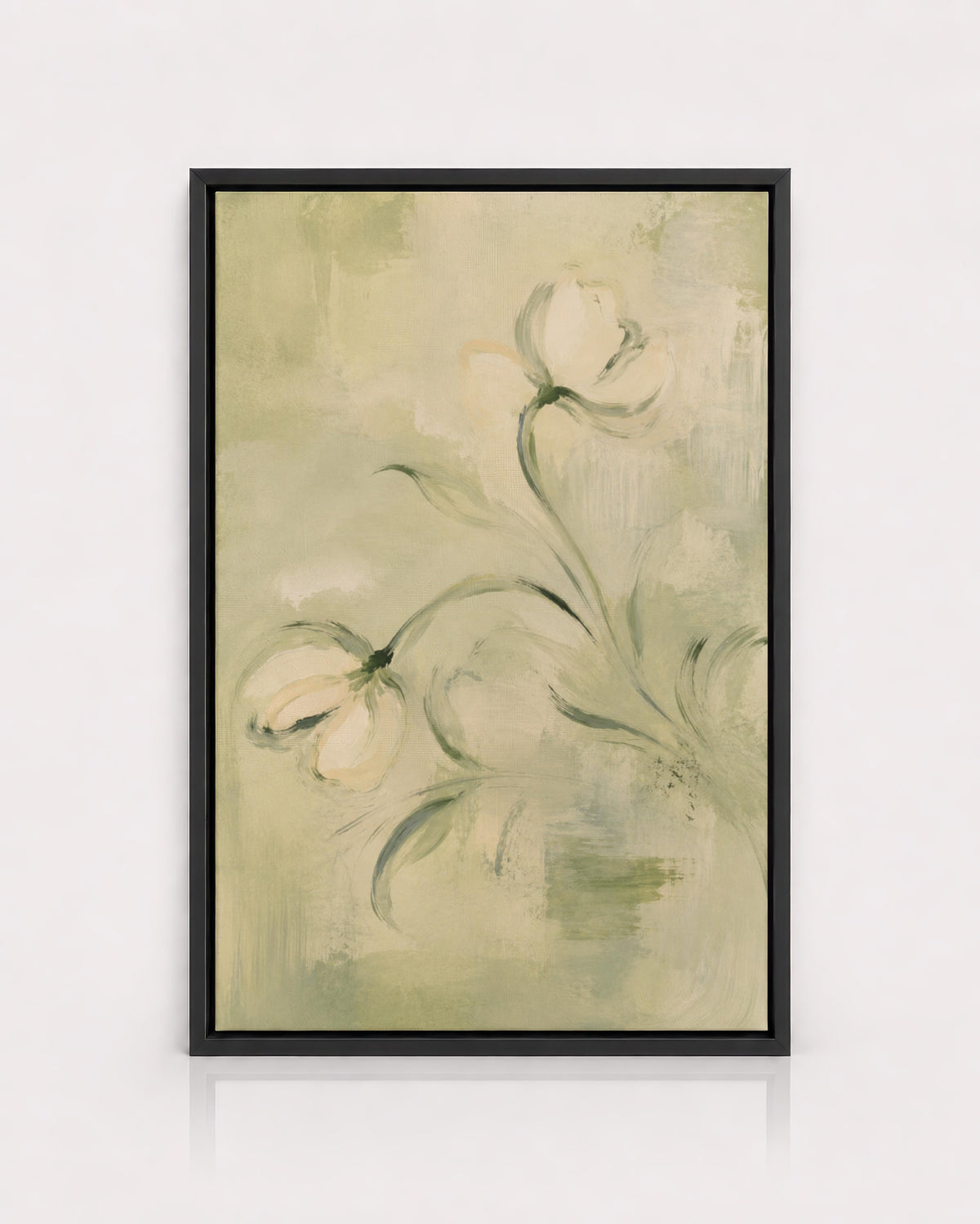 Sage Green Floral Print