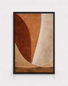 Terracotta Beige Organic Abstract