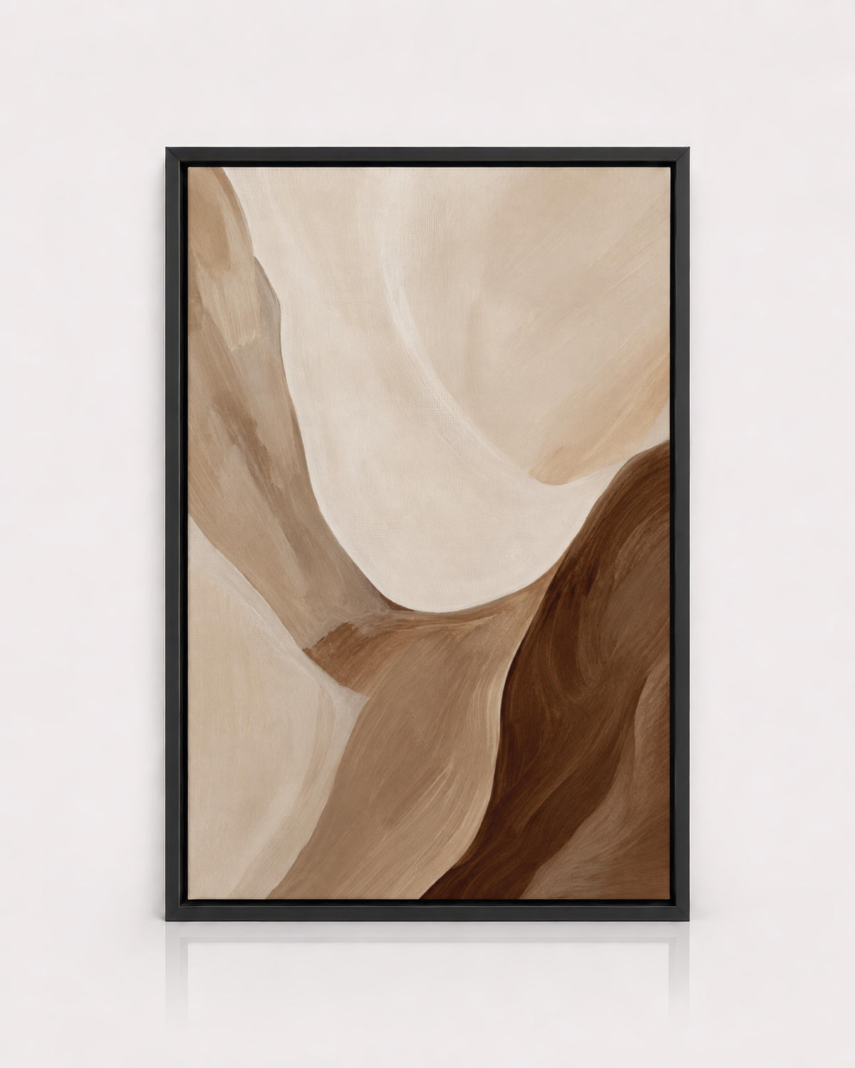 Brown Beige Organic Abstract