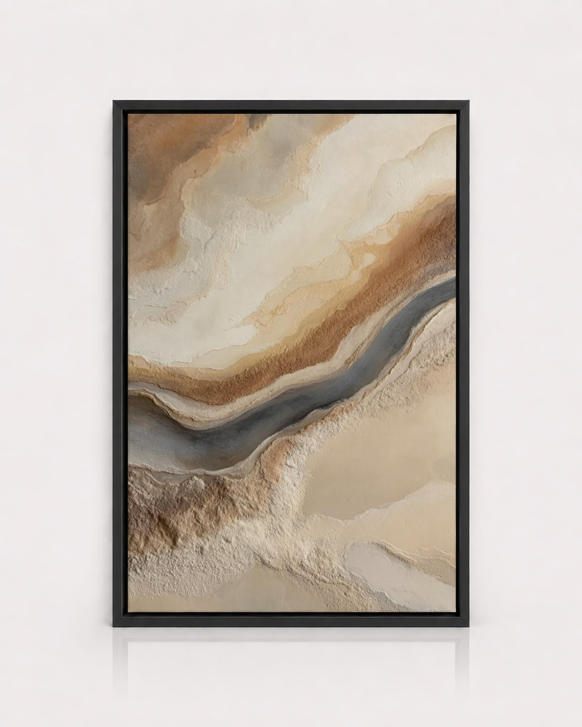 Neutral Textured Abstract Art
