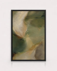 Moody Green Neutral Abstract