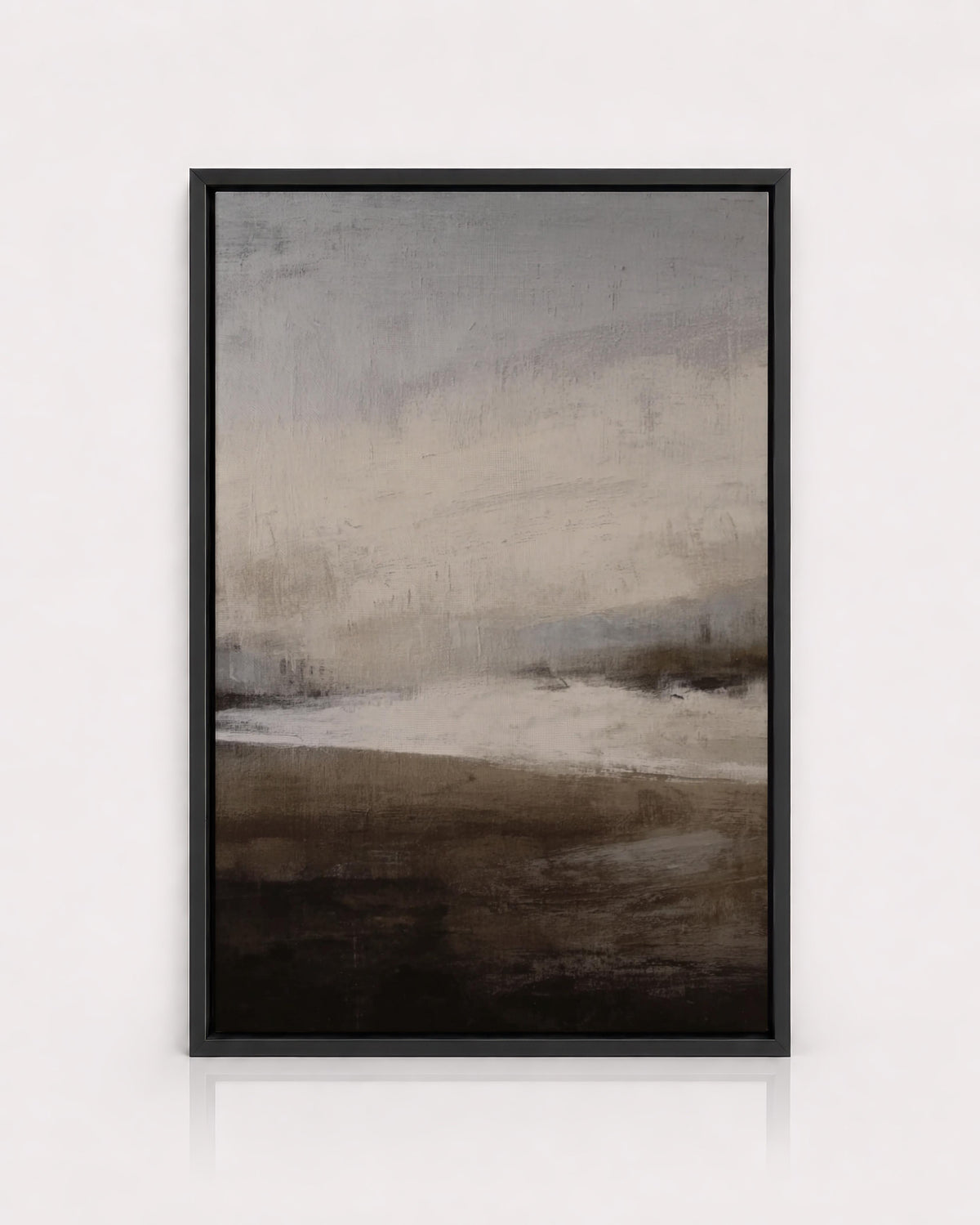 Moody Neutral Abstract Landscape