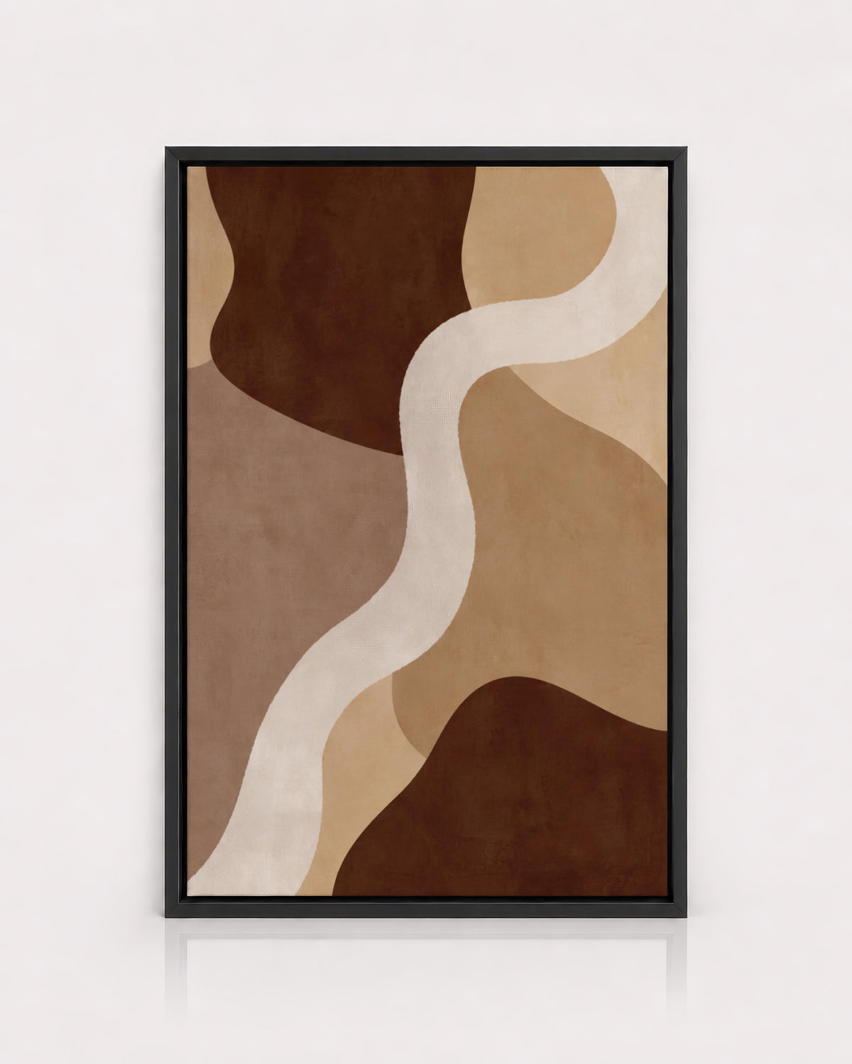 Brown Beige Organic Abstract