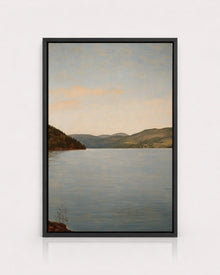 Vintage Lake Landscape Print