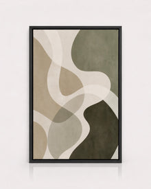 Sage Green Organic Abstract