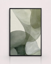 Sage Green Organic Abstract