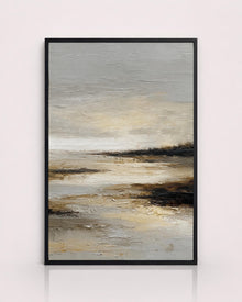 Beige Abstract Landscape
