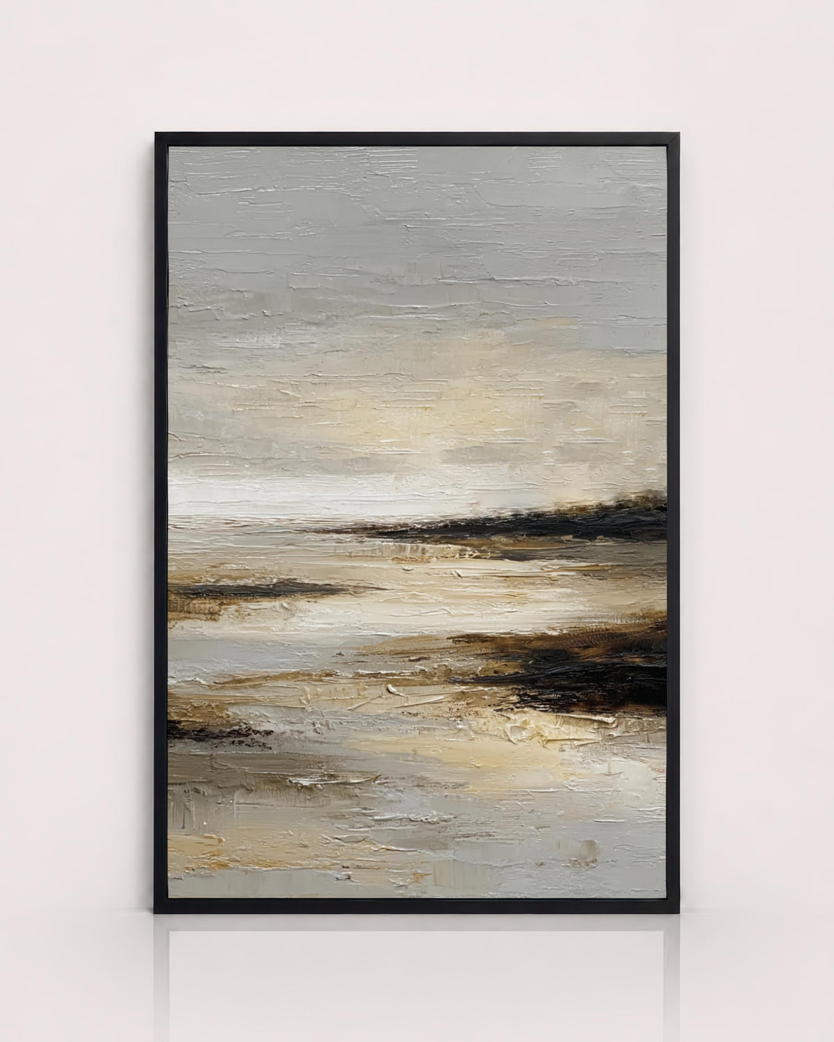 Beige Abstract Landscape