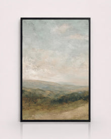 Moody Neutral Mountain Landscape