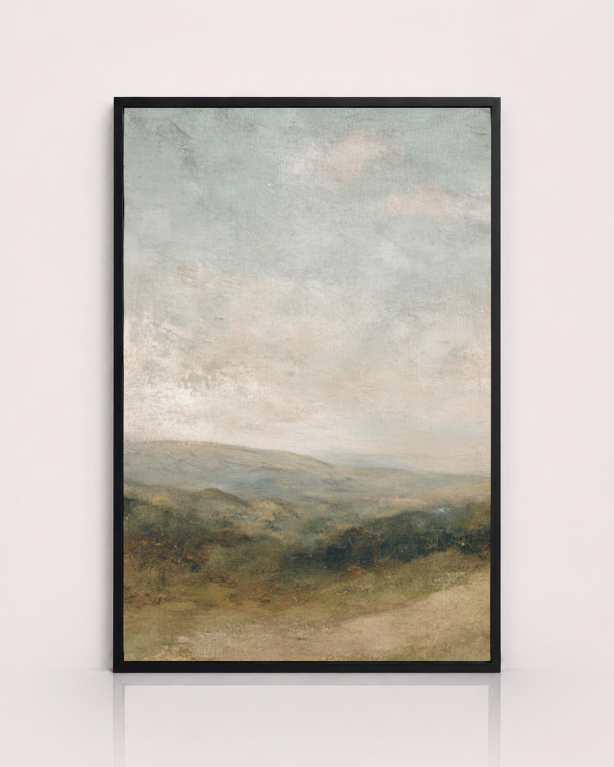 Moody Neutral Mountain Landscape