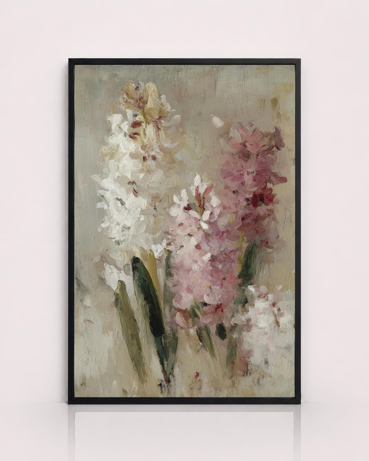 Blush Pink Floral Painting