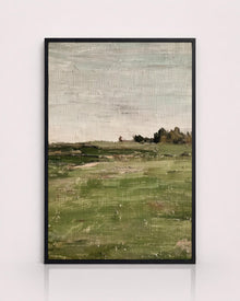 Green Countryside Landscape Print