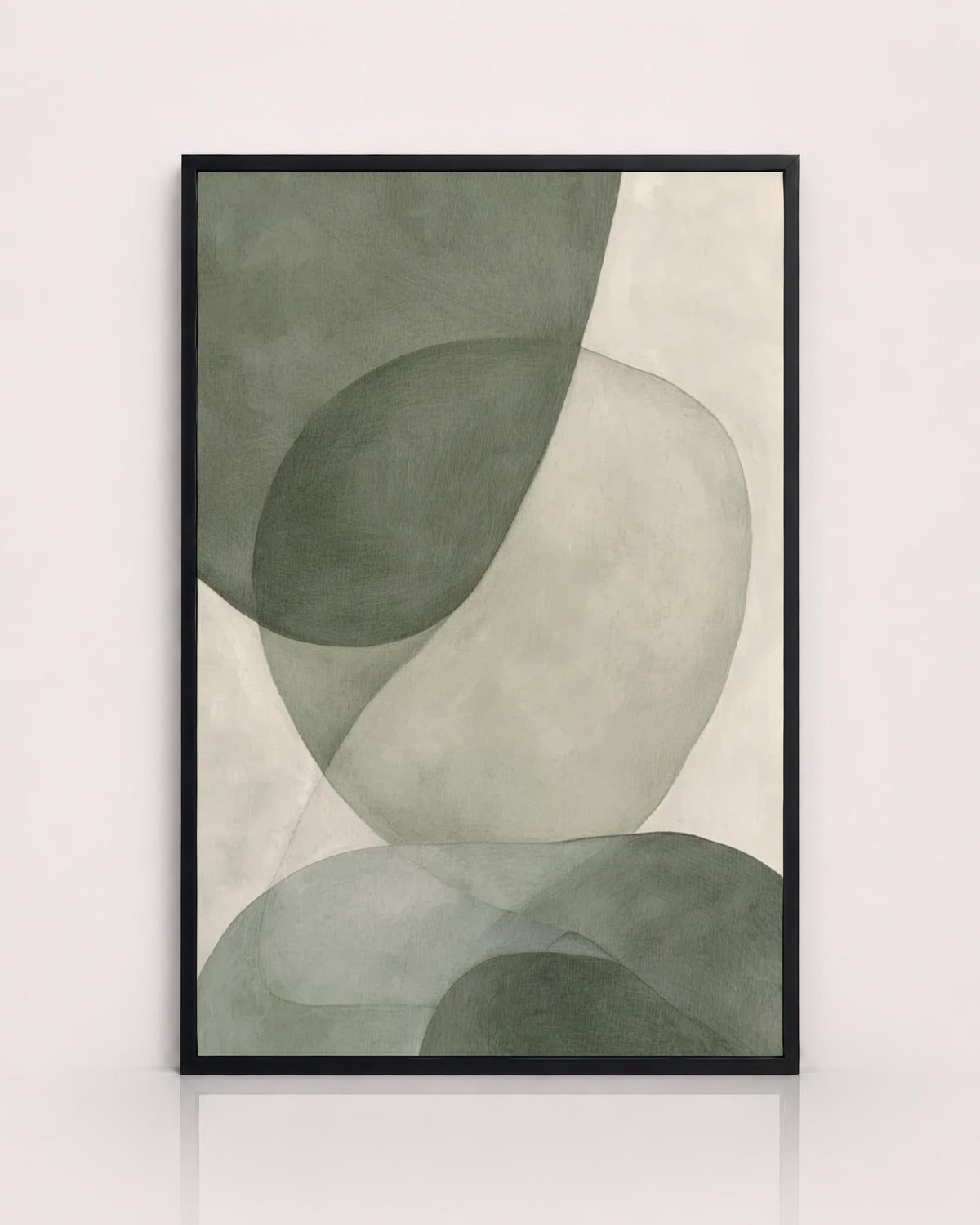 Sage Green Organic Abstract