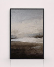 Moody Neutral Abstract Landscape