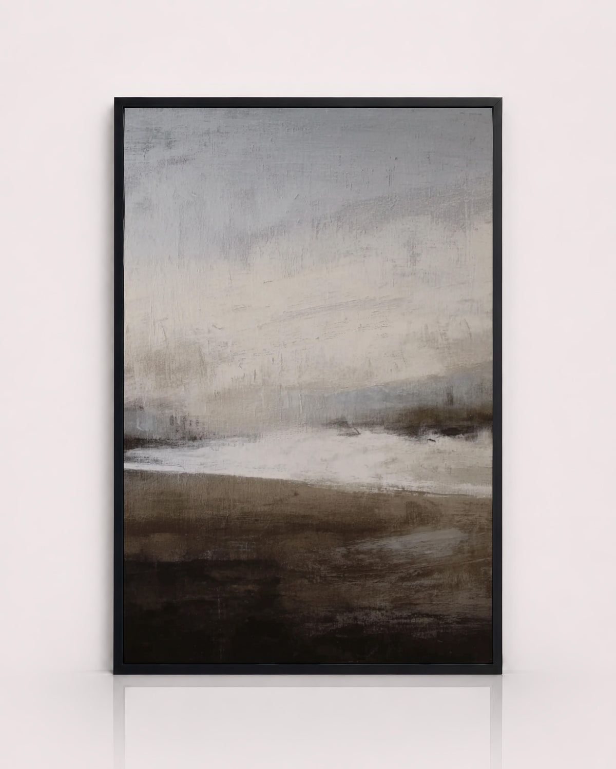 Moody Neutral Abstract Landscape