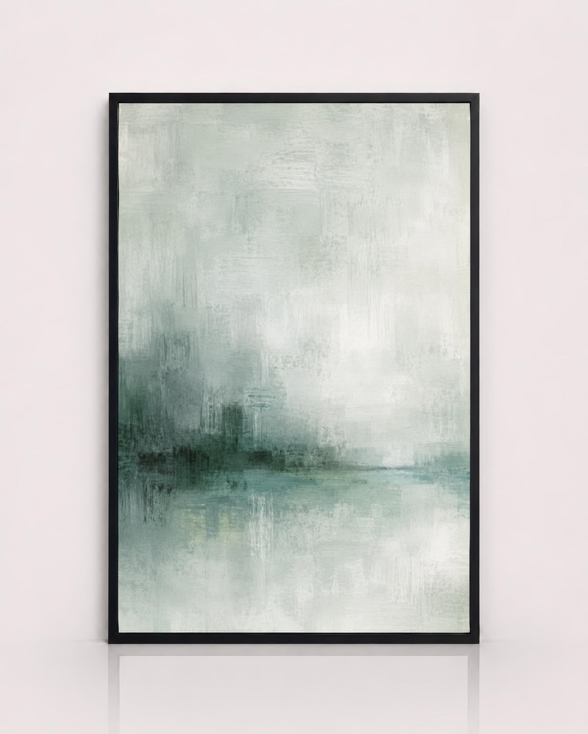 Soft Sage Abstract Landscape