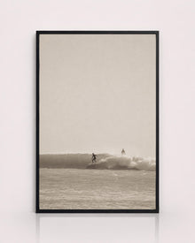 Neutral Surfer Coastal Print