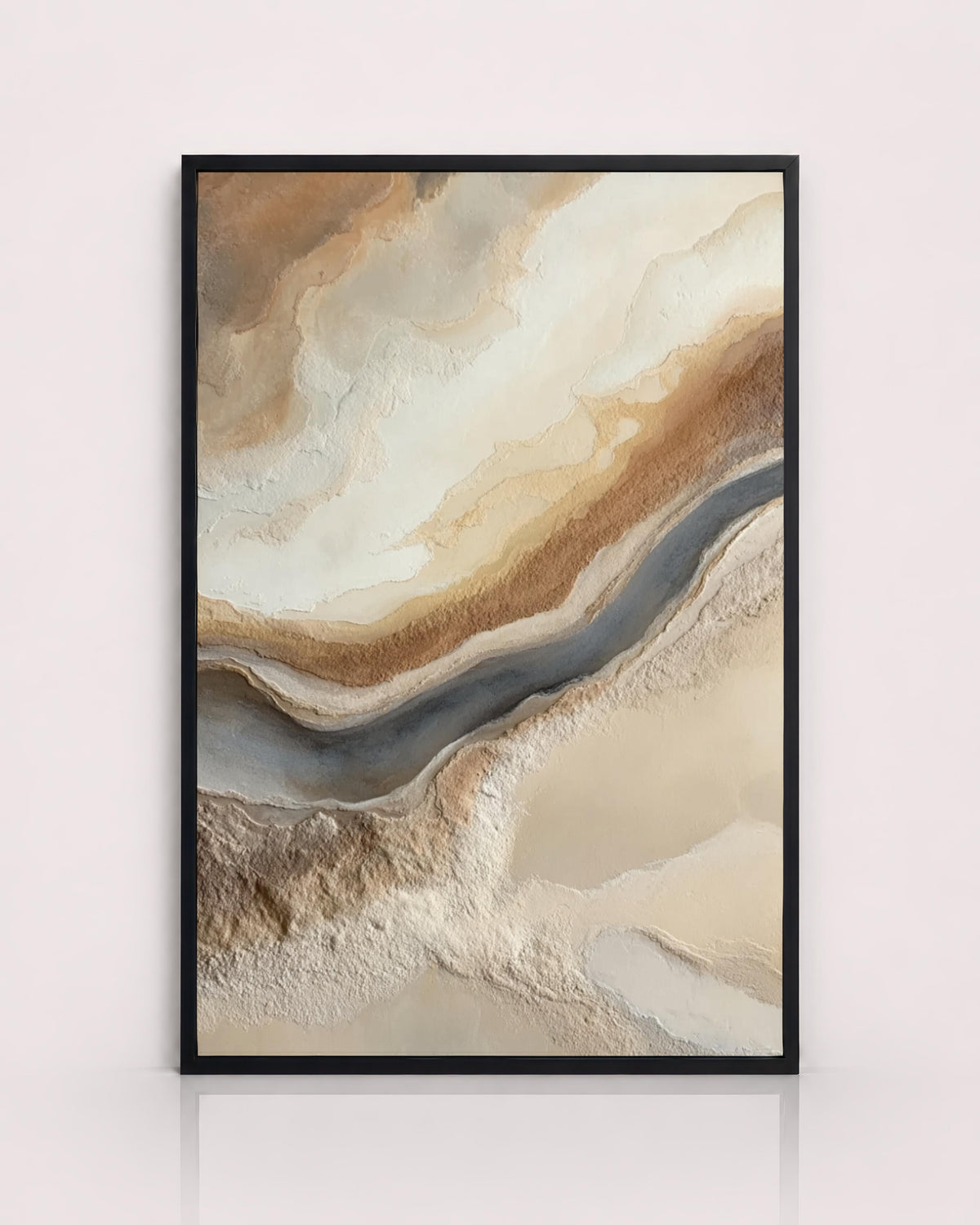 Neutral Textured Abstract Art