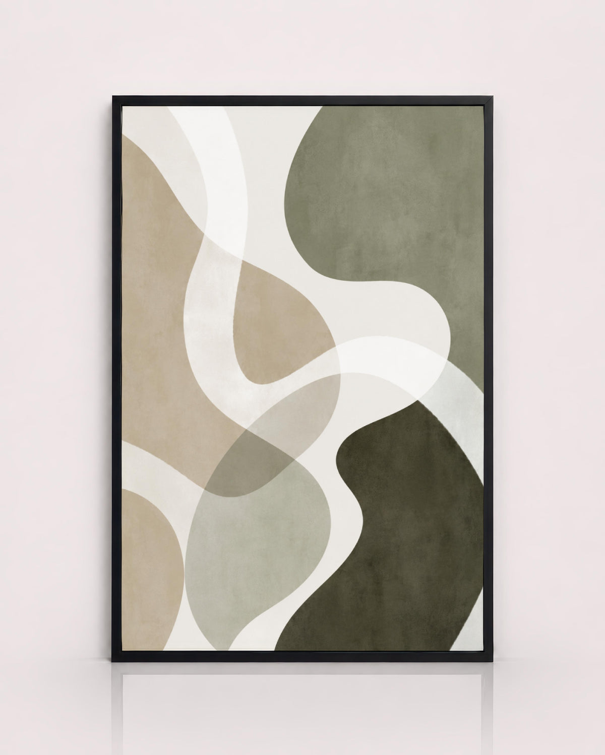 Sage Green Organic Abstract
