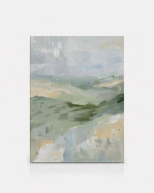 Soft Green Abstract Landscape