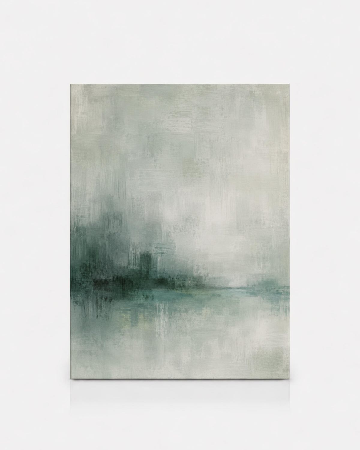 Soft Sage Abstract Landscape
