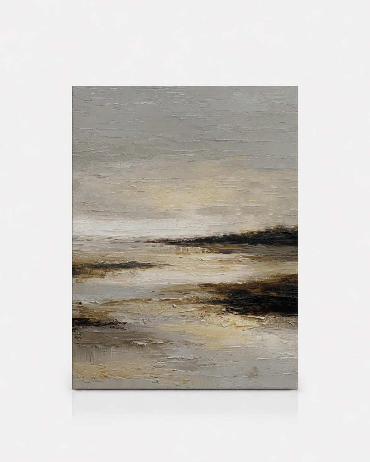 Beige Abstract Landscape
