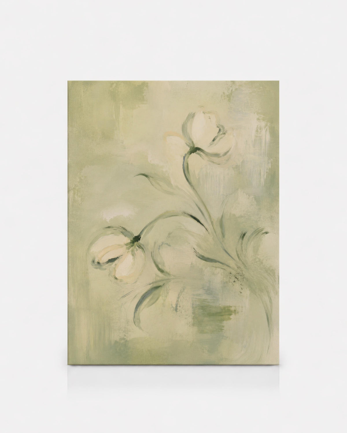 Sage Green Floral Print