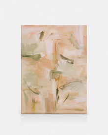 Peach Sage Abstract Print