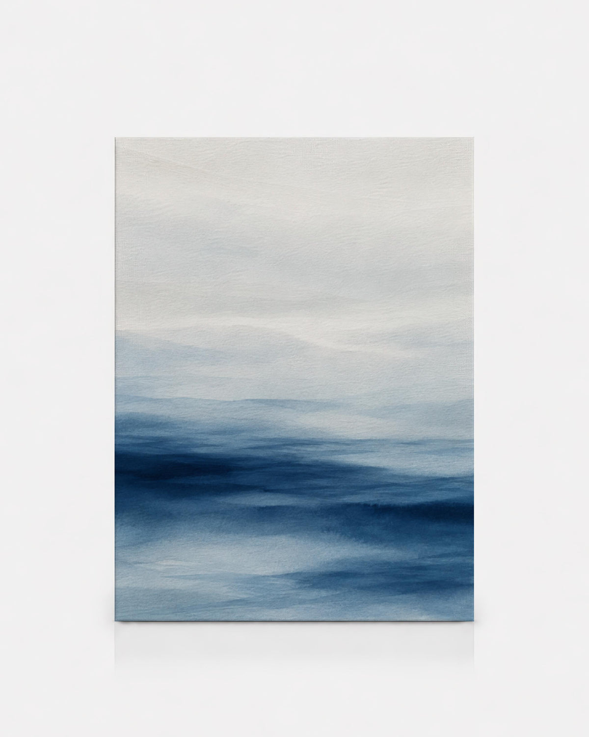 Blue Coastal Watercolor Print