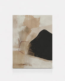 Black Beige Textured Abstract