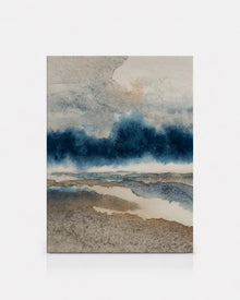 Blue Neutral Watercolor Art