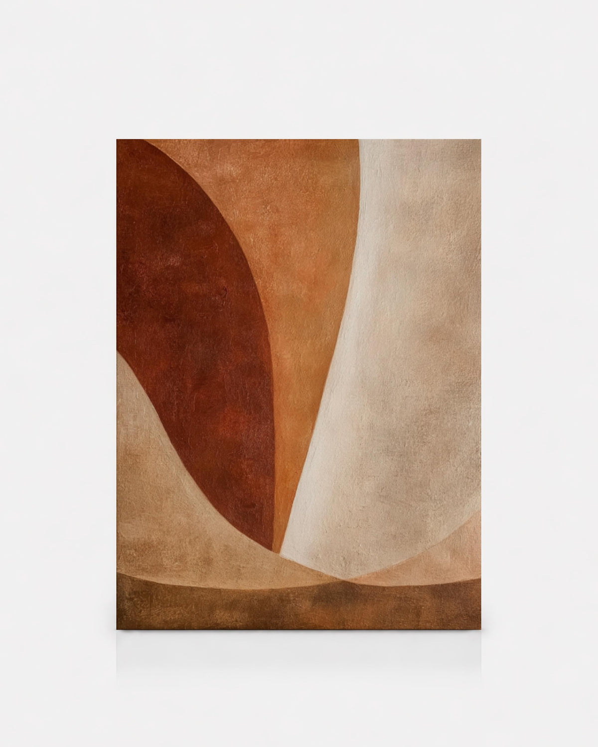 Terracotta Beige Organic Abstract