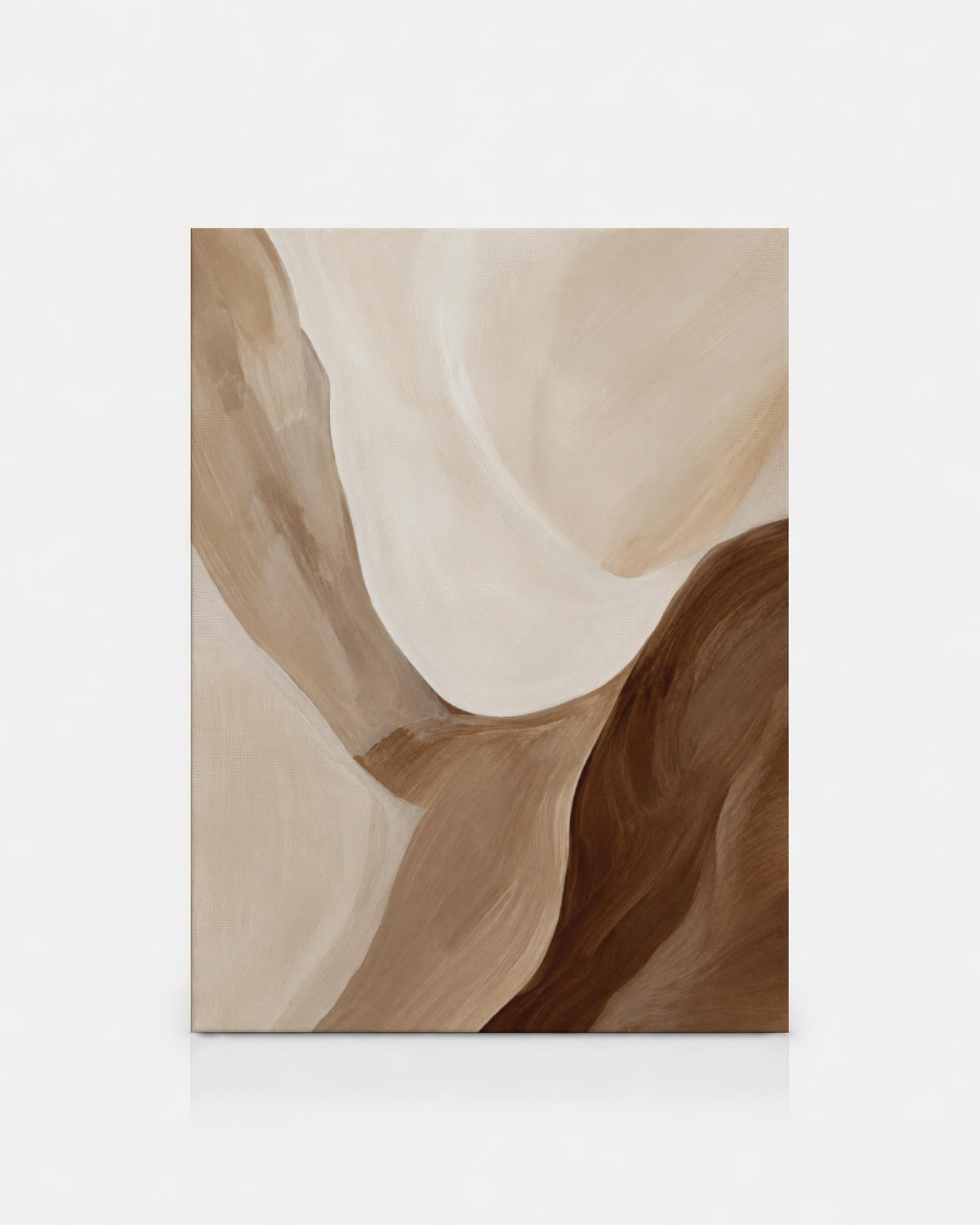 Brown Beige Organic Abstract