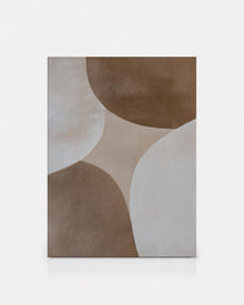 Neutral Brown Geometric Abstract