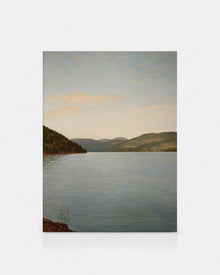 Vintage Lake Landscape Print