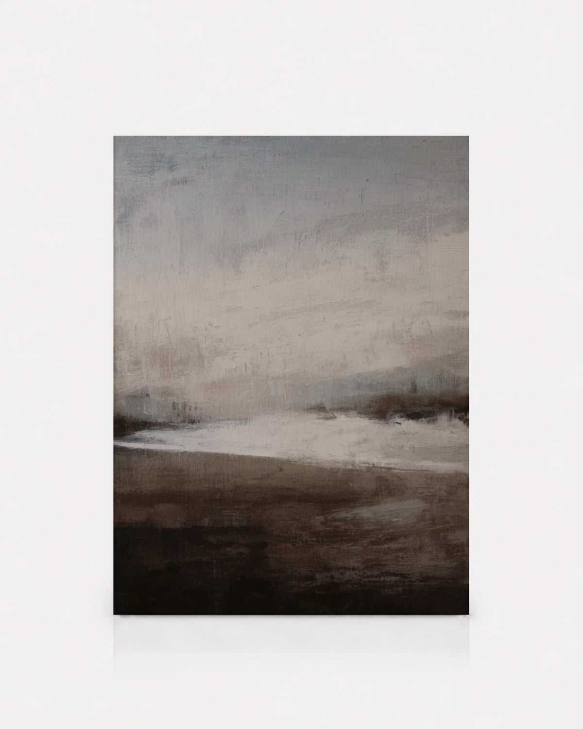 Moody Neutral Abstract Landscape