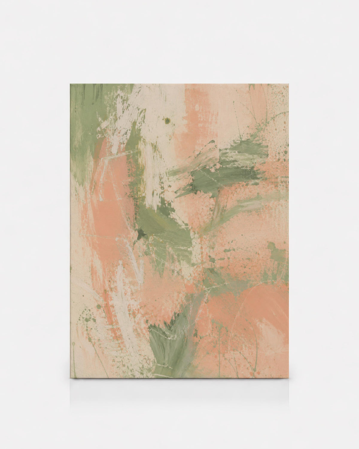 Peach Sage Textured Abstract