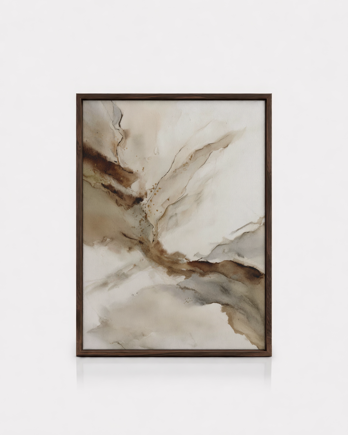 Neutral Abstract Watercolor Print