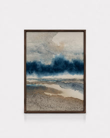 Blue Neutral Watercolor Art