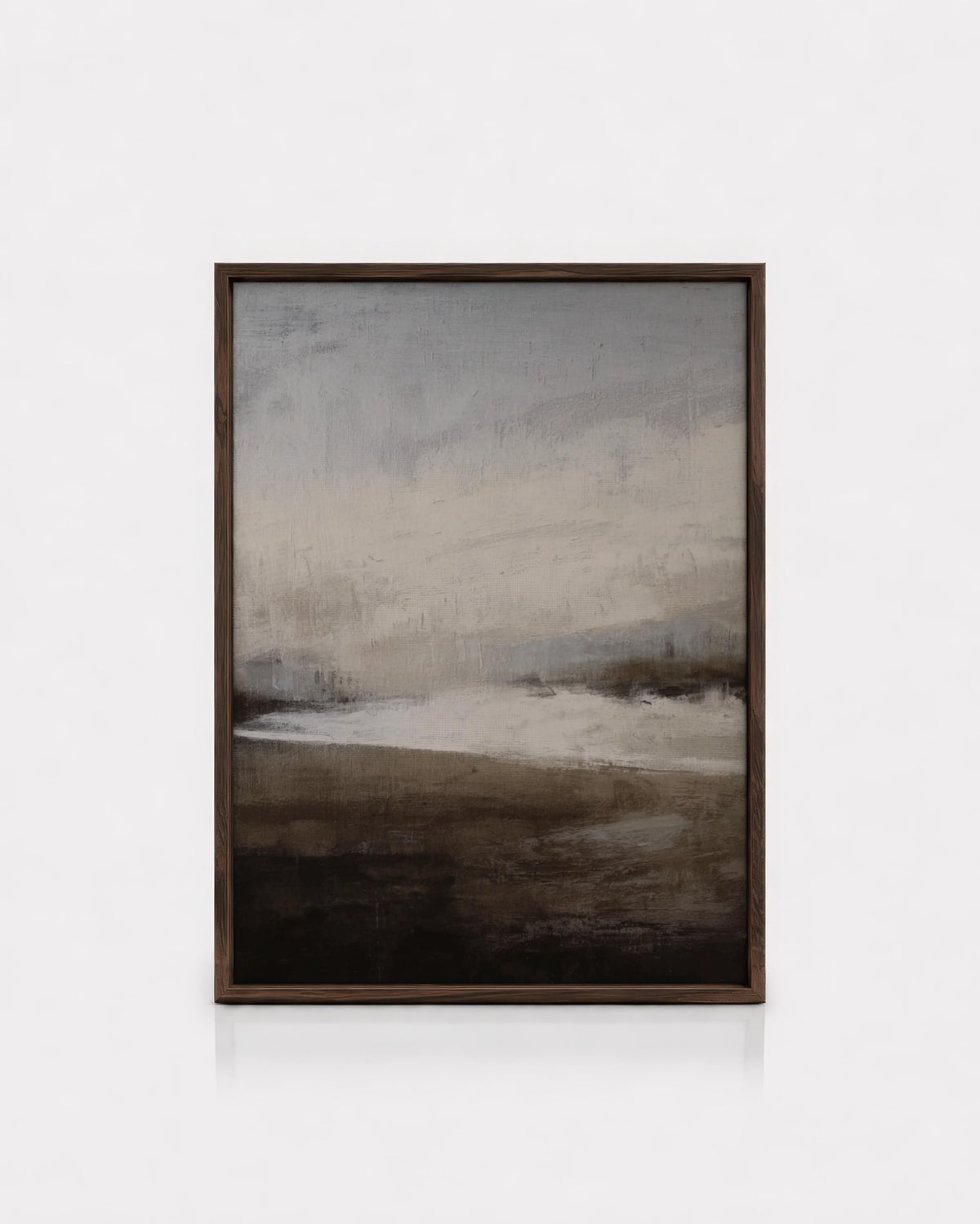 Moody Neutral Abstract Landscape