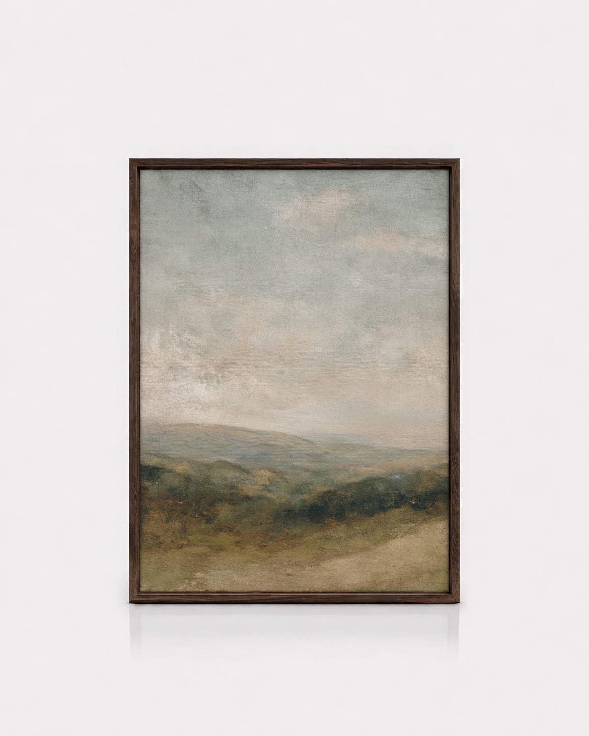 Moody Neutral Mountain Landscape