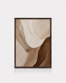 Brown Beige Organic Abstract