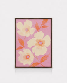 Pink Floral Botanical Print