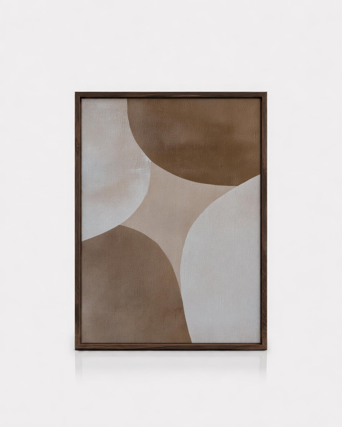Neutral Brown Geometric Abstract