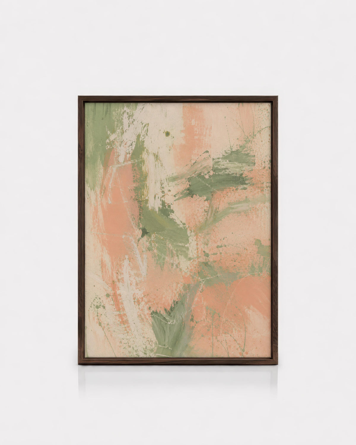 Peach Sage Textured Abstract